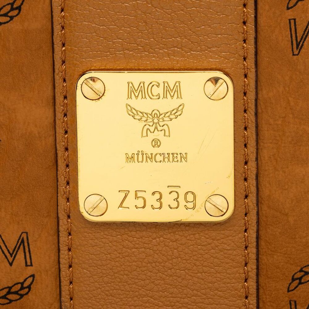 MCM Visetos Liz Reversible Medium Shopper Tote - Picture 7 of 15